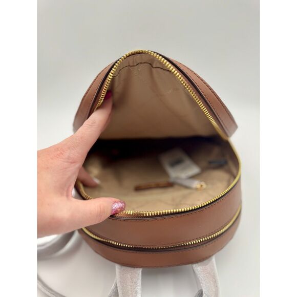 Michael Kors NIP Brown Logo Backpack - Picture 6 of 10